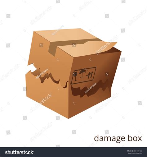 metal box damaged vector|Damaged Box Images .